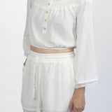Conjunto top + short talle S Cayafate