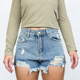 Short de jean mujer Aurelia