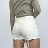 Short de jean mujer Blanca
