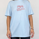 Remera oversize talle M Caritas Celestes