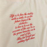 Remera unisex talle L con estampa Life