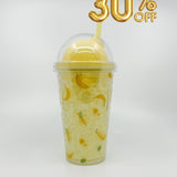 Vaso infantil con sorbito frosty Bananas