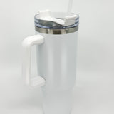 Vaso térmico de acero inoxidable con asa Quencher