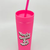 Vaso con sorbito Well