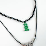 Collar Osito Verde