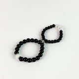Pulsera doble Perla Negra