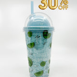 Vaso infantil con sorbito frosty Kiwis