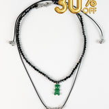 Collar Osito Verde